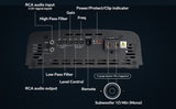 1500 Watts Full Range Class D Mosfet Amplifier (APHF-1500D-H1) Audiopipe