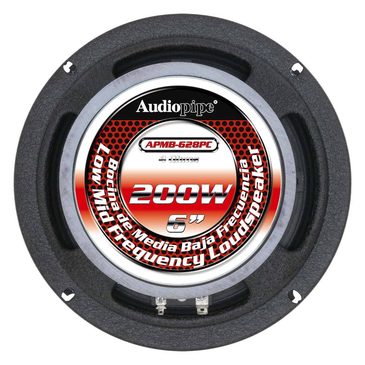 6” Low Mid Frequency Loudspeaker (APMB-628PC) Audiopipe