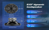 6 x 9" Low Mid Frequency Loudspeaker (APMB-6900-E), Sold in pairs Audiopipe