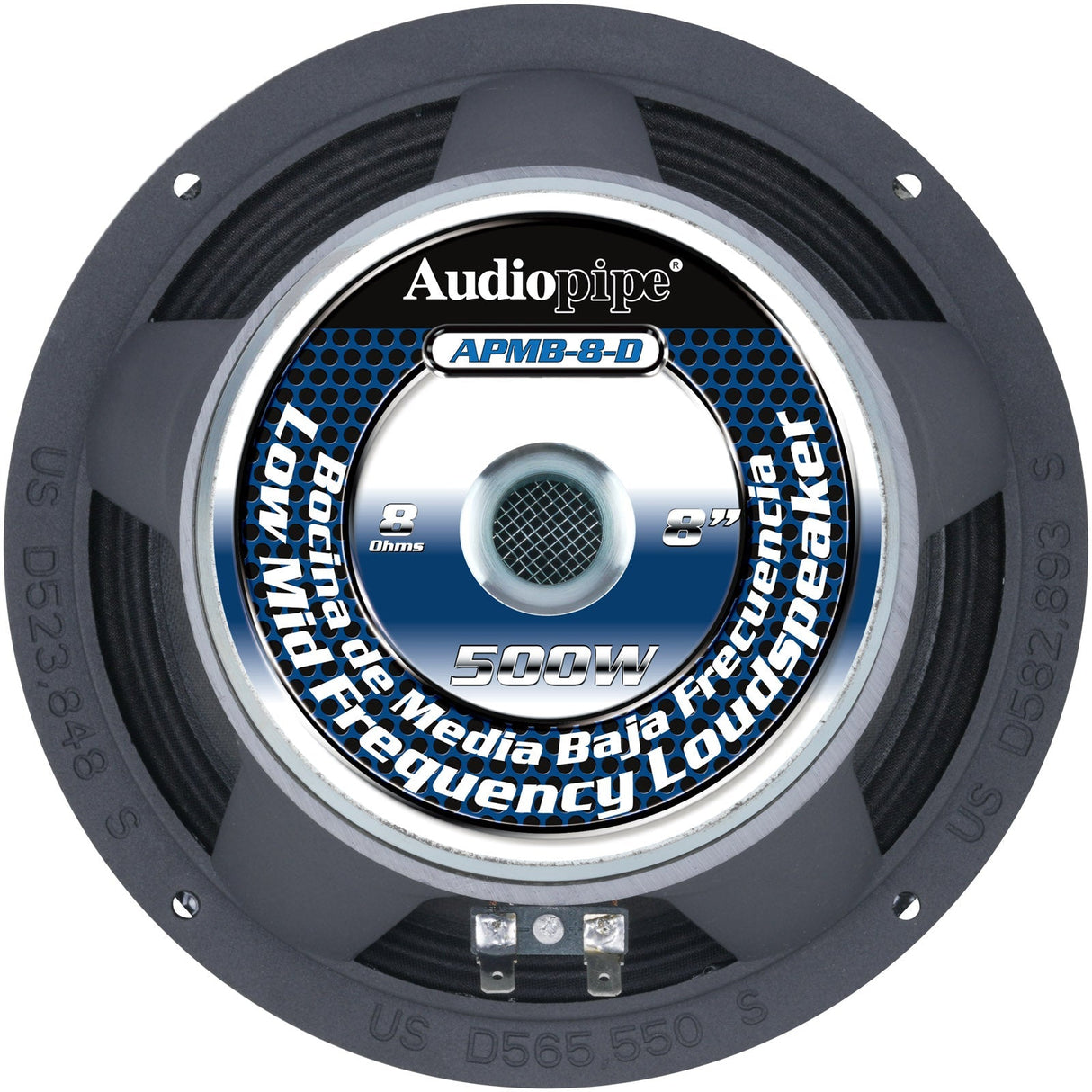 APMB-8-D 8” Low Mid Frequency Loudspeaker, Sold individually Audiopipe