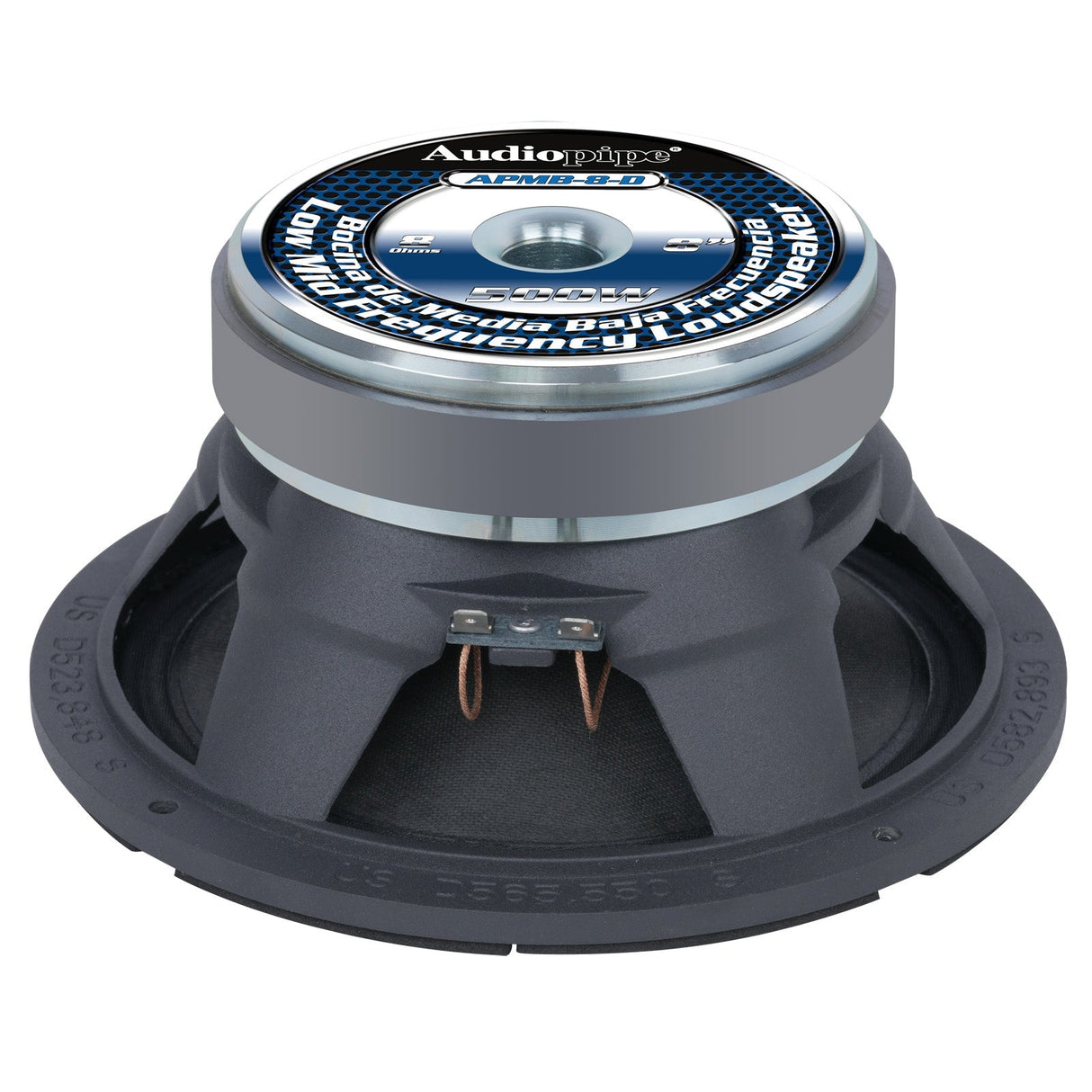 APMB-8-D 8” Low Mid Frequency Loudspeaker, Sold individually Audiopipe