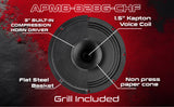 8" Compression Horn Mid-range Loudspeaker (APMB-828G-CHF), Sold individually Audiopipe