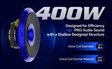 8" Compression Horn Mid-Range Loudspeaker (APMB-828GH-BLU), Sold individually Audiopipe