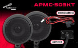 3” Motorcycle Amplified Speaker System (APMC-503KT) Audiopipe