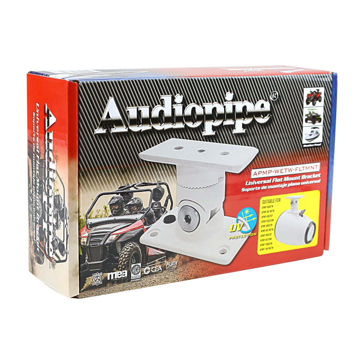 APMP-WETW-FLTMNT - Universal Flat Mount Bracket Audiopipe