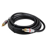 12FT 1-Male to 1-Male RCA Audio Cable (APPRO-12SUM) Audiopipe