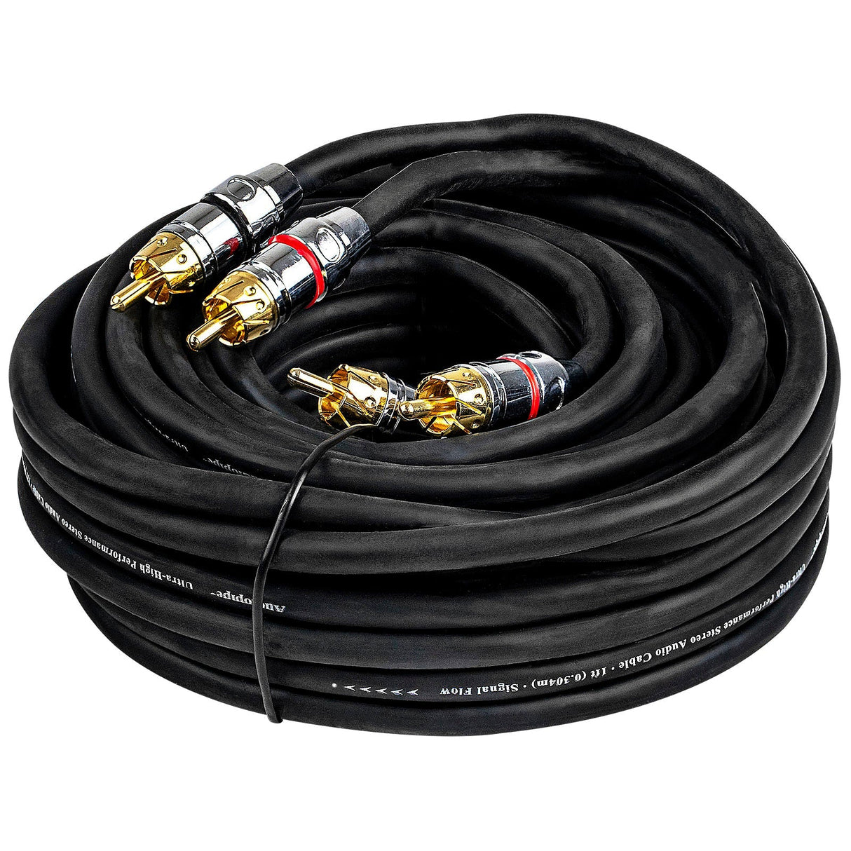 17FT 2-Male to 2-Male RCA Audio Cable (APPRO-17M) Audiopipe