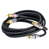 6FT 2-Male to 2-Male RCA Audio Cable (APPRO-6M) Audiopipe