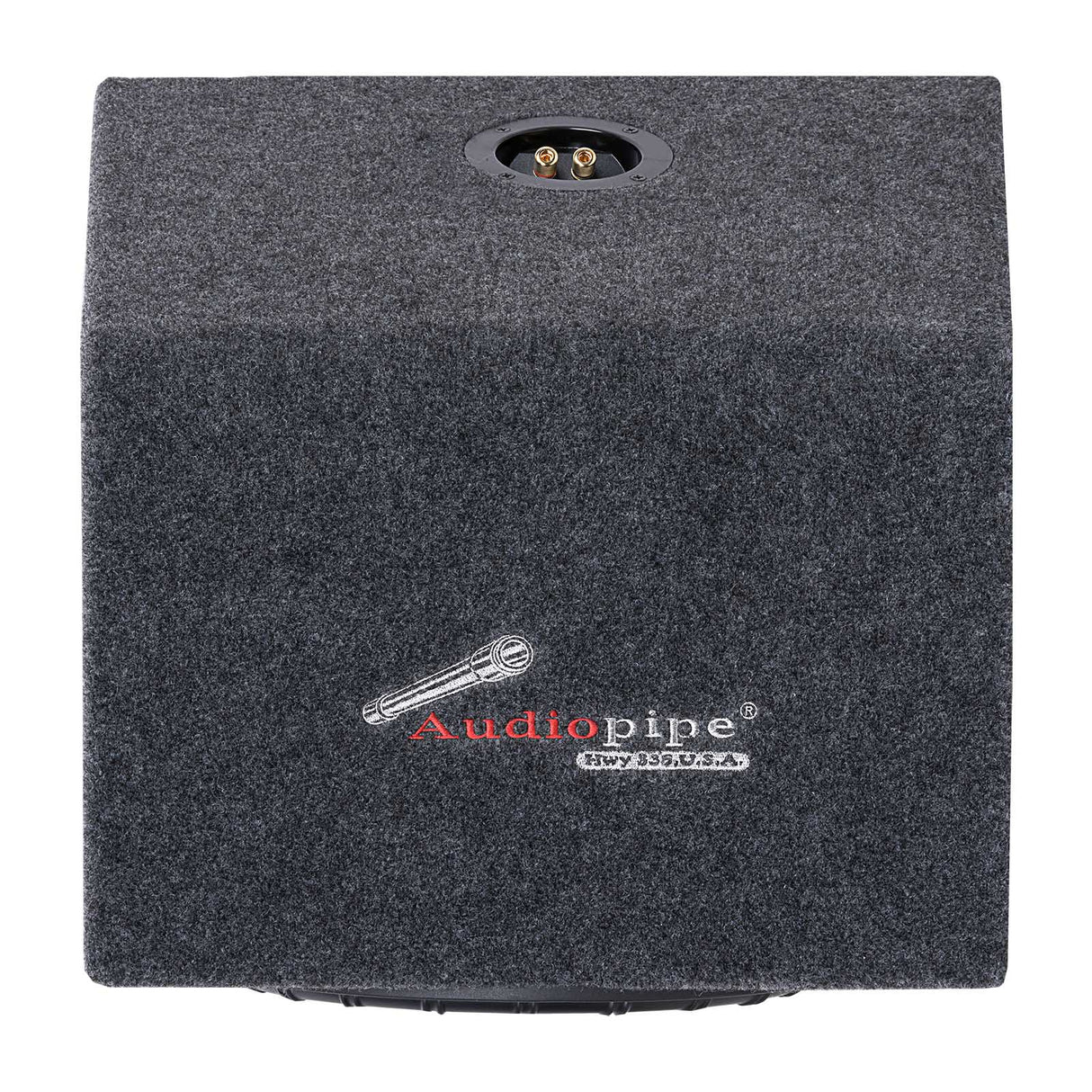 Single 12” High-Performance Compact Sealed Enclosure (APSB-12112PX) Audiopipe