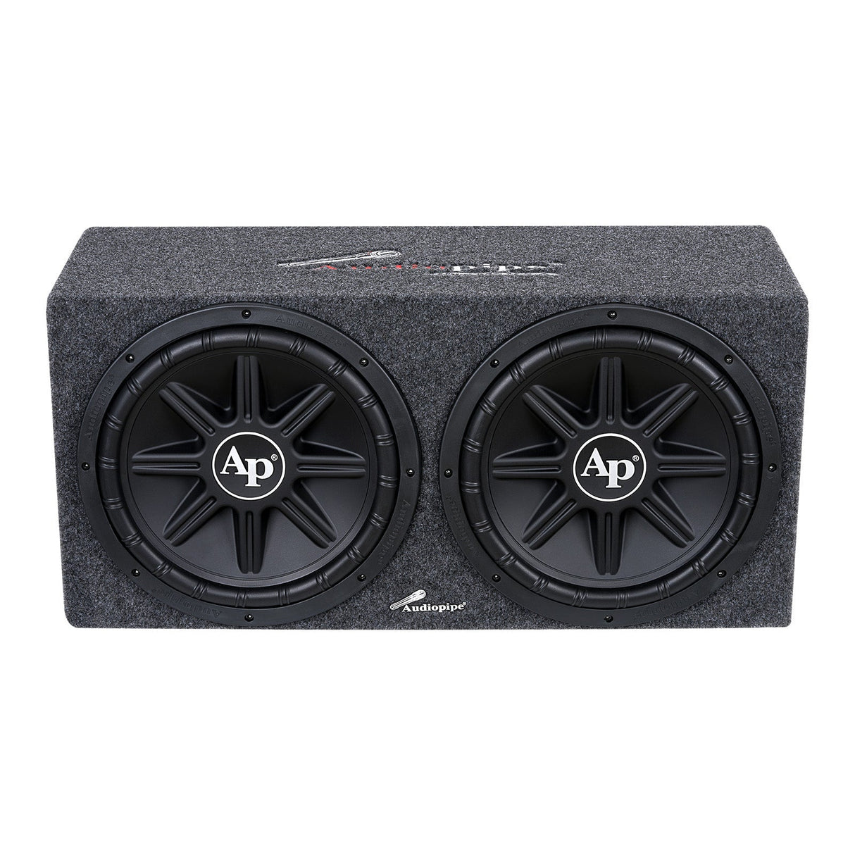 Double 12” High-Performance Compact Sealed Enclosure (APSB-12212PX) Audiopipe