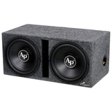 Audiopipe APSB-1250CLV (2) 12" Bass Package w/ Amp & Kit Audiopipe
