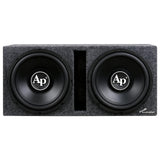 Audiopipe APSB-1250CLV (2) 12" Bass Package w/ Amp & Kit Audiopipe