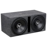 Audiopipe APSB-1250CLV (2) 12" Bass Package w/ Amp & Kit Audiopipe