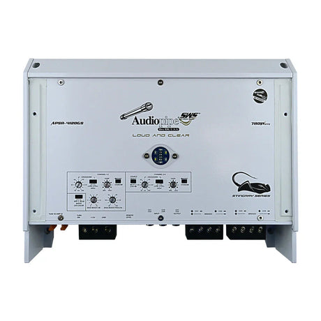 Audiopipe APSR-4120GS 780W 4-Channel Class D Marine Amplifier Audiopipe