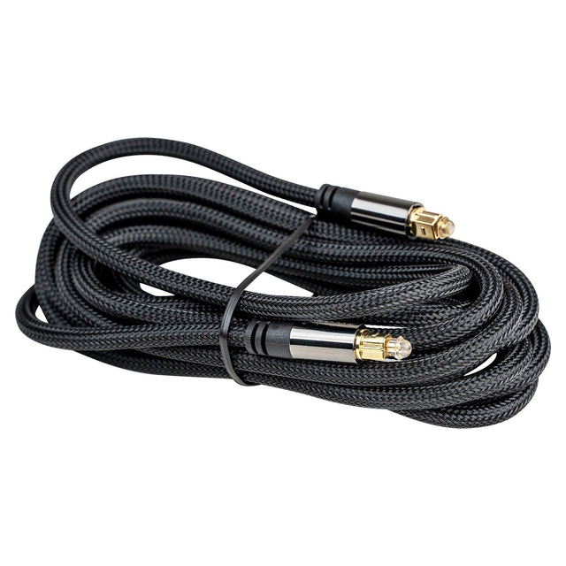 12Ft Digital Toslink Audio Cable (APTOS-OF12) Audiopipe