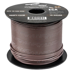 500Ft 18 Gauge Primary Wire (APV-18-500 BRN) Audiopipe
