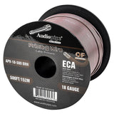 500Ft 18 Gauge Primary Wire (APV-18-500 BRN) Audiopipe