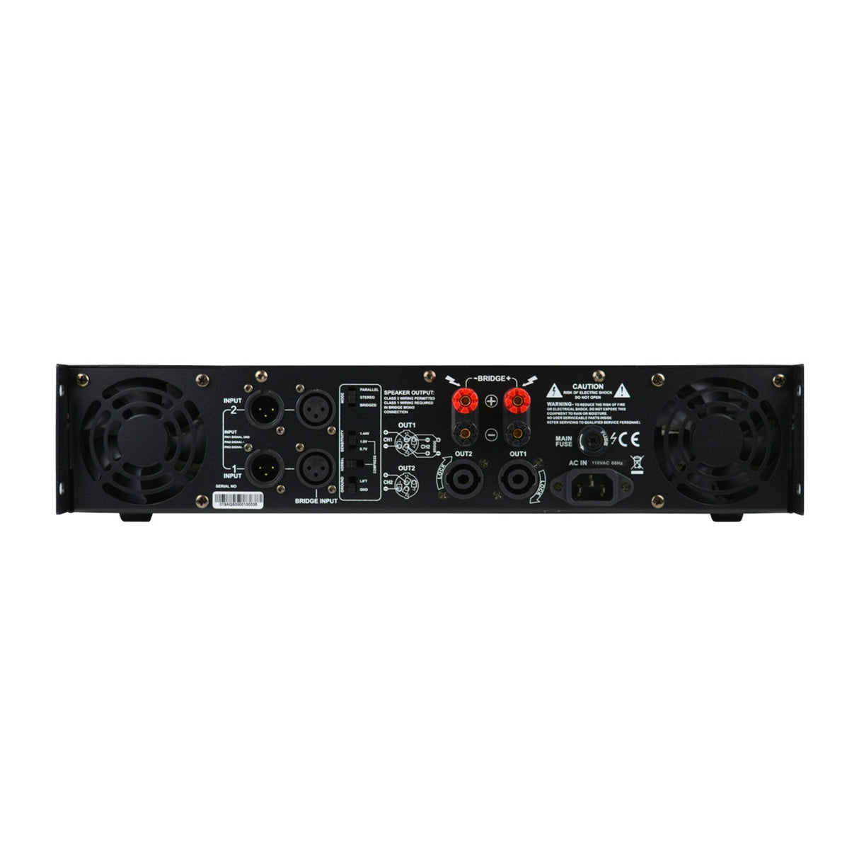 Professional Power Amplifier (AQ-5000) Audiopipe