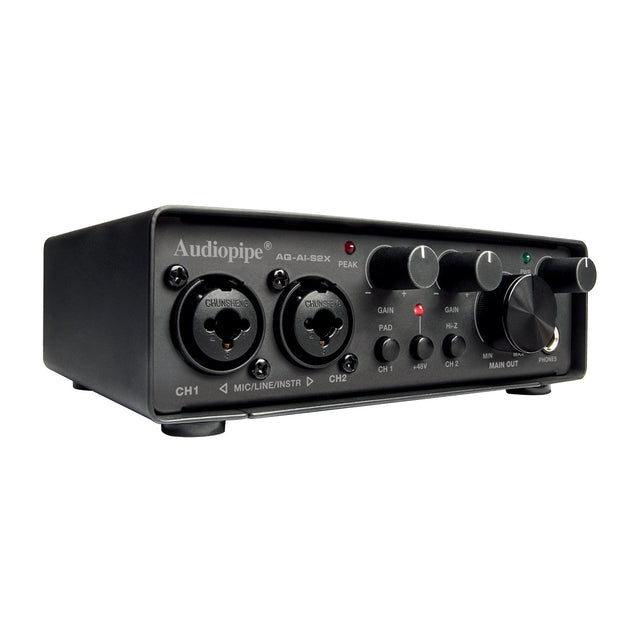 2 Channel Audio Interface (AQ-AI-S2X) Audiopipe