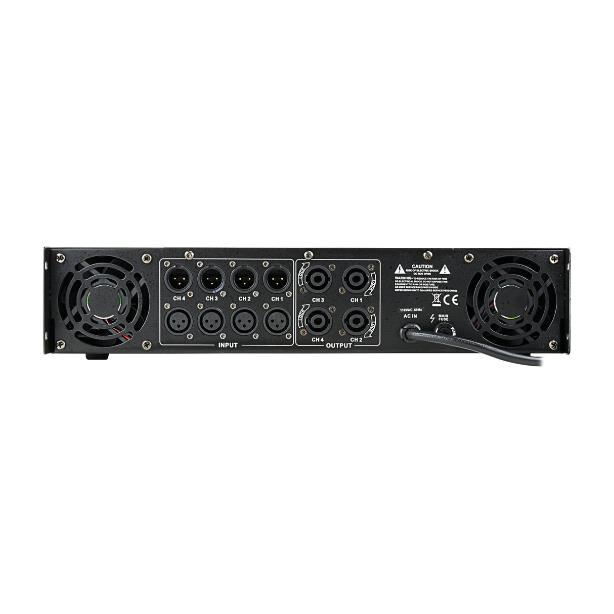Professional Power Amplifier (AQ4-2000) Audiopipe