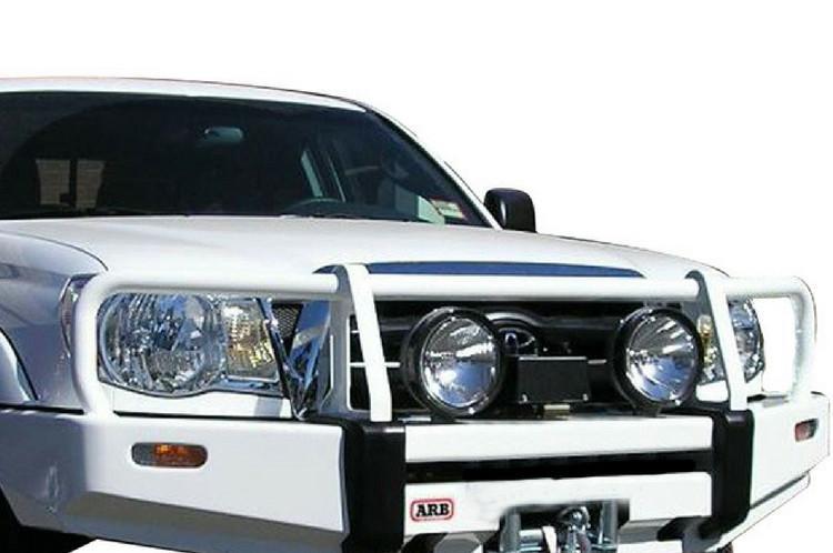 ARB 3423030B Toyota Tacoma 2005-2011 Deluxe Front Bumper Winch Ready with Grille Guard, Black Powder Coat Finish