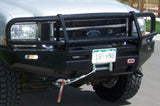 ARB 3436030 Ford F250/F350 Superduty 1999-2004 Deluxe Front Bumper Winch Ready with Grille Guard, Black Powder Coat Finish