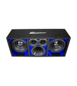KTPON-208BLACK / DUAL 8" BLUE/BLACK Comando Audio Inc.