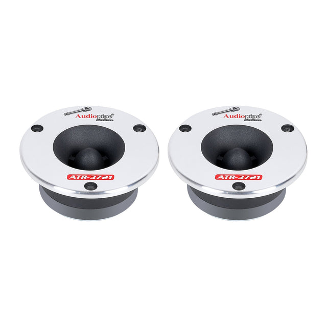 3-3/4” Aluminum Bullet Titanium Horn Tweeter (ATR-3721), Sold in Pairs Audiopipe