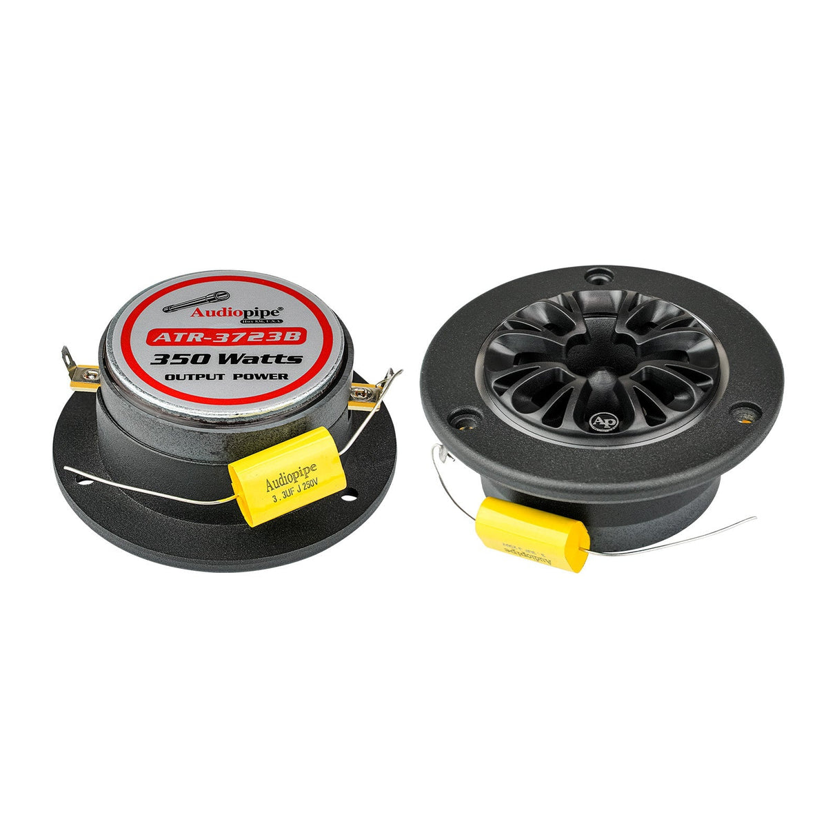 ATR-3723C 3 3/4” Aluminum Bullet Titanium Horn Tweeter Audiopipe