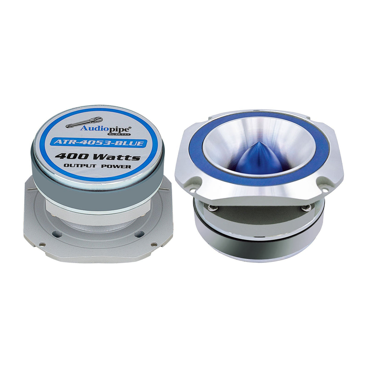 Heavy Duty Super Tweeter (ATR-4053-BLUE) Audiopipe