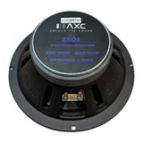 Audio Xtreme Code AXC ZRO8 | 8" 250W RMS Midrange Speaker w/ Bullet (Single) Audio Xtreme Code