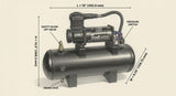 Admiral Train Horn Kit HornBlasters