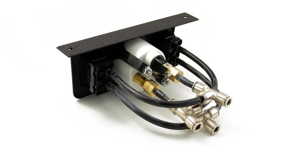 Air Lift Dual Needle Gauge Panel with Dual Paddle Switches [26229] Air Lift