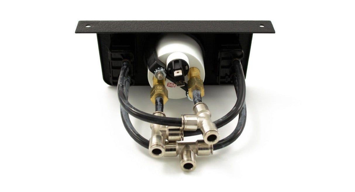 Air Lift Dual Needle Gauge Panel with Dual Paddle Switches [26229] Air Lift