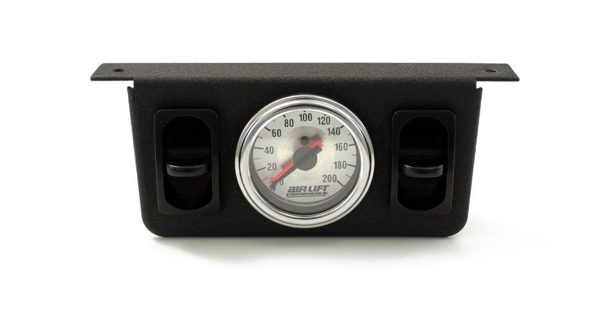 Air Lift Dual Needle Gauge Panel with Dual Paddle Switches [26229] Air Lift