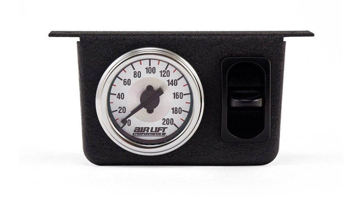 Air Lift Single Needle Gauge Panel with Paddle Switch [26161] Air Lift