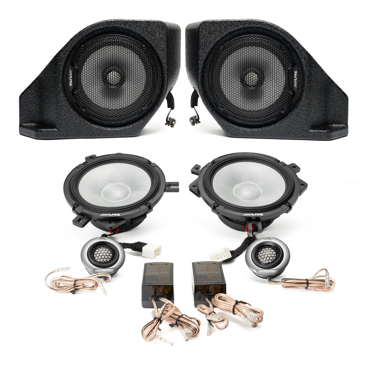 Alpine R Series Complete Plug & Play Speaker Bundle Upgrade | '21- Current Ford Bronco