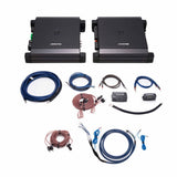 Alpine S Series Plug & Play Dual Amplifier Kit Bundle | '18- '23 JL Wrangler/ '20- '23 JT Gladiator