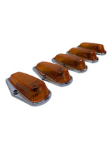 Complete Performance Amber Chrome Cab Light Kit - 1973-1997 Ford F-Series Complete Performance