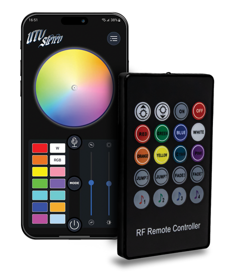 Bluetooth® RGB LED Controller Kit | UTVS-RGB-BTKIT UTV Stereo