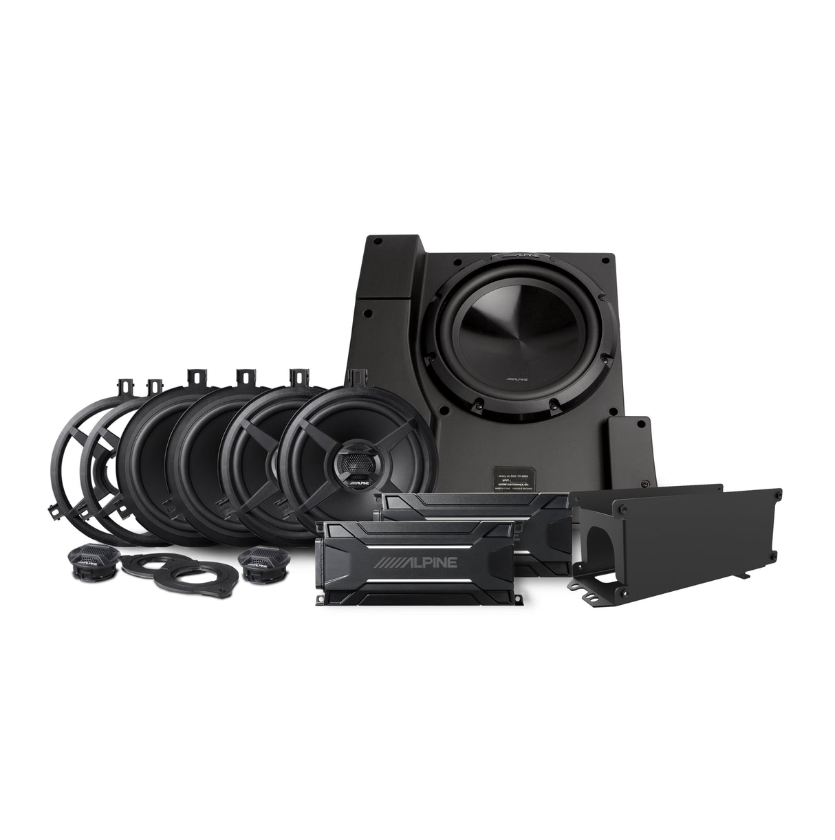 Alpine PSS-22WRA Direct Fit Weather Resistant Sound System | '11-'18 JK Wrangler Unlimited
