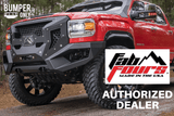 Fab Fours Red Steel FS99-RS1662-1 Ford F250/F350 Superduty 1999-2004 Front Bumper Winch Ready Pre-Runner Guard