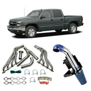 Cold Air Intake + Headers Kit for 1999–2006 Chevy Silverado/Avalanche 1500 4.8L 5.3L 6.0L 2WD Flashark