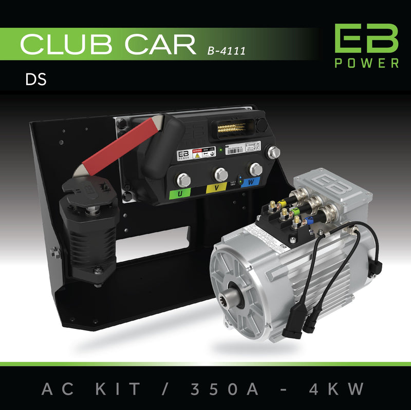 EB Power AC Kit / 350A + 4kW (GREAT TORQUE) / Club Car DS Series/Resistor Carts