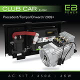 EB Power AC Kit / 450A + 4kW (BETTER TORQUE) / Club Car Precedent/Tempo/Onward / 2009+