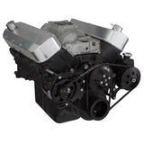 GM BB Tall Deck Compatible Front Accessory Drive - V-Belt with Alternator | Power Steering | Water Pump | Brackets and Bolts