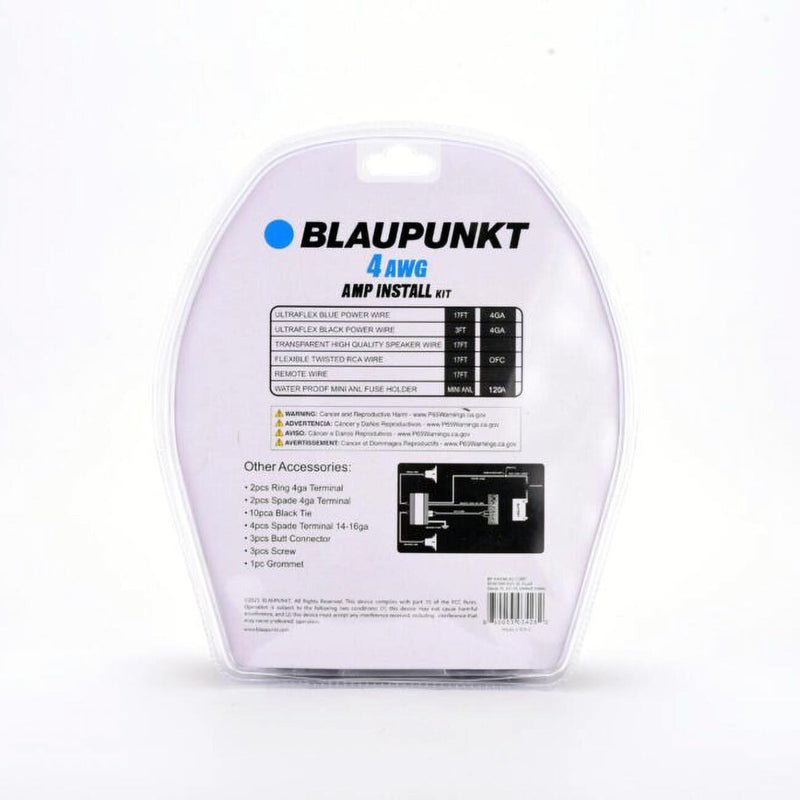B-BMK44 Blaupunkt 4AWG Wiring Kit Blaupunkt