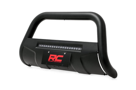 07-18 Silverado/Sierra 1500/ 07-19 SUV Bull Bar w/LED Light Bar Black Rough Country
