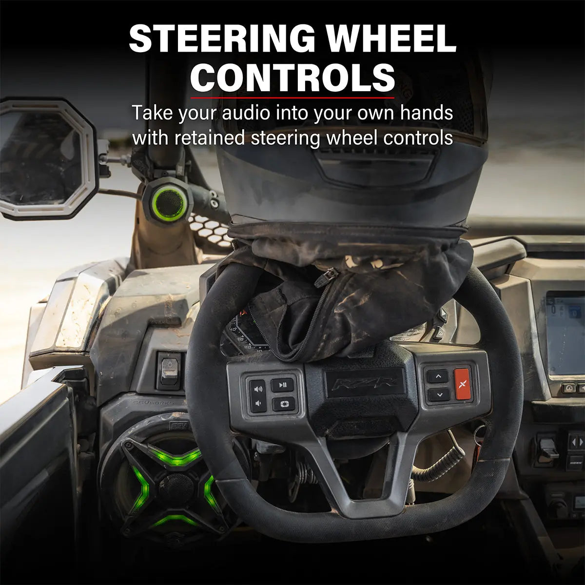 Polaris® RZR Pro Series Ride Command Front & Rear Speaker RCA Output Harness SSV Works