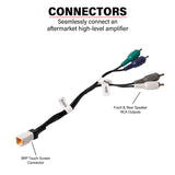 CanAm® Maverick R & X3 BRP™ Touch Screen Front & Rear Speaker RCA Output Harness SSV Works